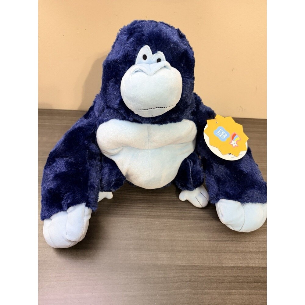 Target Giggle Scape Blue Gorilla Plush Stuffed Animal NWT 2024